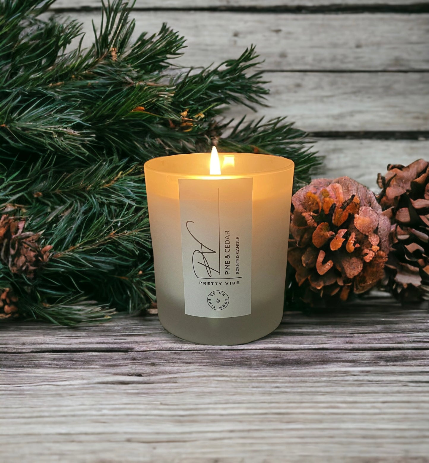 Luxury Candle - Pine & Cedar
